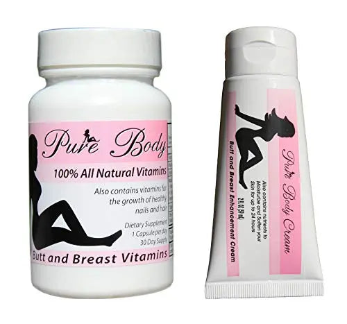 PureBody Vitamins and PureBody Cream Combo "Bundle of Joy" - The Best Butt PURE BIOTECHNOLOGIES Au supplements