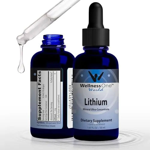 WellnessOne Liquid Lithium Supplements - Ionic Lithium Supplement Liquid WellnessOne Au supplements