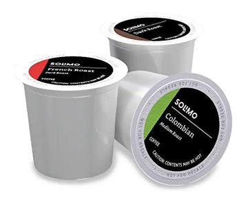 Amazon Brand - Solimo Coffee Pods, Assorted pack (French, Dark, Colombian) Solimo Au supplements
