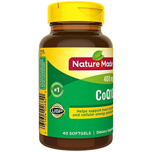 Nature Made CoQ10 400mg, Dietary Supplement for Heart Health Support, 40 Softgels Nature Made Au supplements