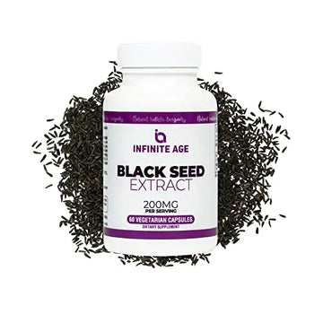 INFINITE AGE Dry Organic Black Seed Oil Extract Capsules - Nigella Sativa Seed Extract INFINITE AGE Au supplements