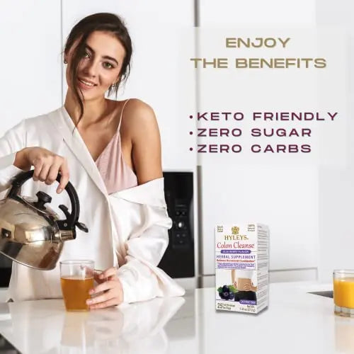 Hyleys Colon Cleanse Tea Acai Berry Flavor - 25 Tea Bags (12 Pack - 300 Tea Bags Total) HYLEYS Au supplements