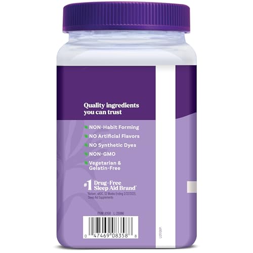 Natrol Sleep & Restore Magnesium Glycinate Blend Gummies, Magnesium for Sleep Aids for Adults, Melatonin-Free, Cherry Flavored, 30 Day Supply Natrol Au supplements