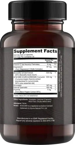 UpWellness Golden Revive + Joint Support with Quercetin, Magnesium, and Turmeric UpWellness Nutrient-Rich Living Au supplements