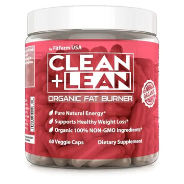Clean+Lean-Organic Fat Burner by FitFarm USA - Worlds First Organic Fat Burner Supports FIT FARM USA Au supplements