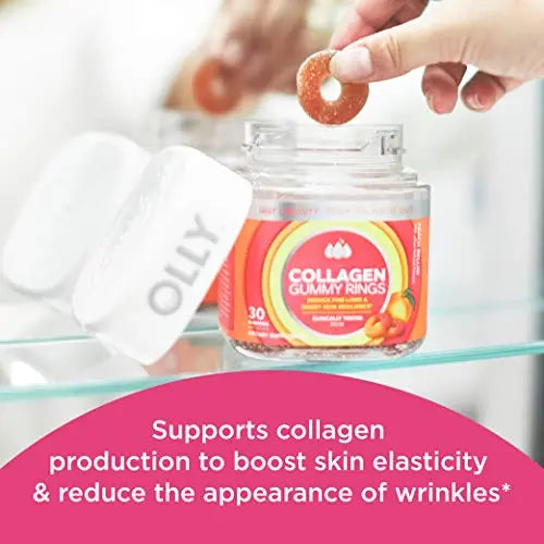OLLY Collagen Gummy Rings, 2.5g of Clinically Tested Collagen, Boost Skin Elasticity & Reduce OLLY Au supplements