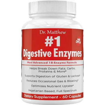 Best Digestive Enzymes for Women & Men with Lactase Lipase Amylase Dr. Matthew Au supplements