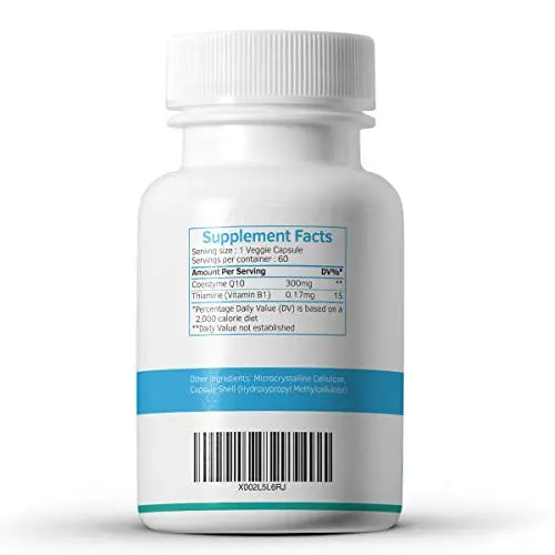 Co Enzyme Q10 CoQ10 300mg 60 Capsules - Superior Naturally Fermented Trans Form swiss bioenergetics Au supplements