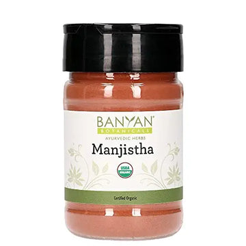 Banyan Botanicals Manjistha Powder, Spice Jar - USDA Organic - Rubia cordifolia - Cleanses Banyan Botanicals Au supplements