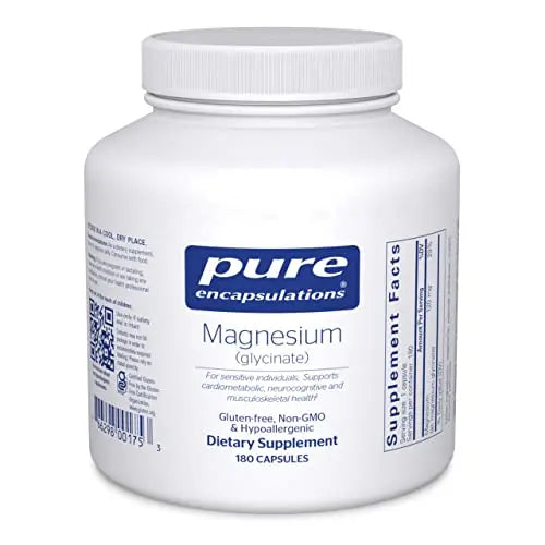 Pure Encapsulations Magnesium (Glycinate) - Supplement to Support Stress Relief, Sleep Pure Encapsulations Au supplements