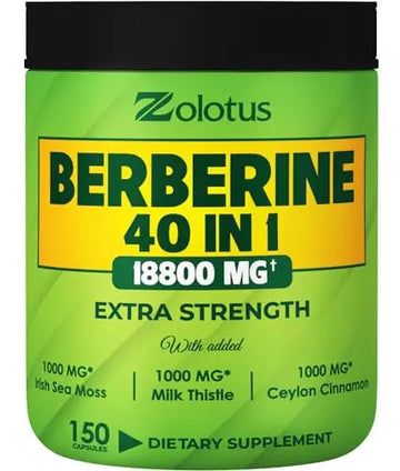 Zolotus 18800mg Berberine Supplement 40 in 1, with Sea Moss, Cinnamon, Milk Thistle Zolotus Au supplements