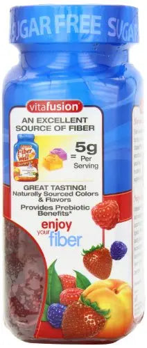 Vitafusion Fiber Well Sugar Free Fiber Supplement, Peach, Strawberry And Blackberry Vitafusion Au supplements