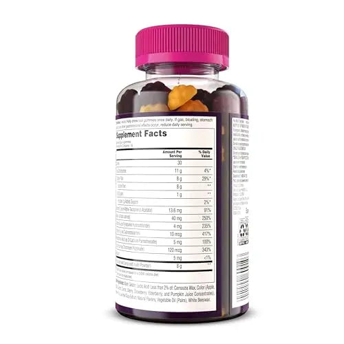 MiraLAX: MiraFIBER Gummies, 8g of Daily Prebiotic Fiber with B Vitamins to Support MiraLAX Au supplements