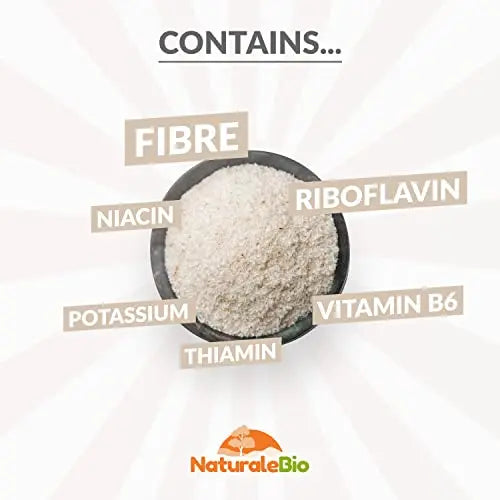 Organic Psyllium Husk - 99% Purity - 200g. Pure & Natural Psyllium Seed Husks NaturaleBio Au supplements