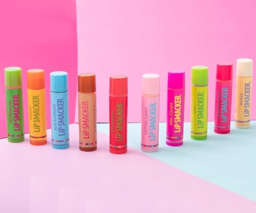 Lip Smacker Original & Best Holiday Flavored Lip Balm Party Pack, Oatmeal Cookie, Vanilla, Mango, Watermelon, Tropical Punch, Cotton Candy, Kiwi, Strawberry, Clear Lip Smacker Au supplements