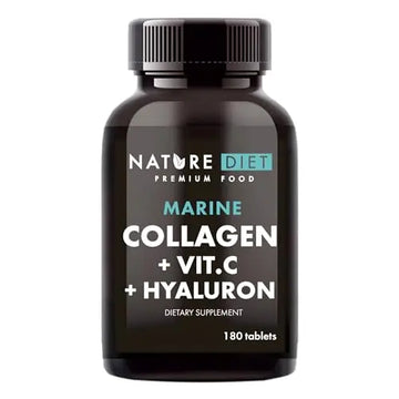 Nature Diet - Marine Collagen with Hyaluronic Acid and Vitamin C, 180 tablets, 500 mg , Peptan F , Fish Collagen Nature Diet Au supplements