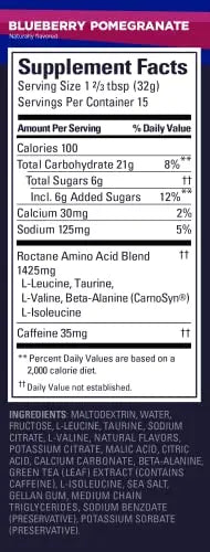 GU Energy Roctane Ultra Endurance Energy Gel, 15 Servings, Blueberry GU Energy Au supplements