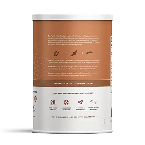 Sprout Living Epic Protein, Plant Based Protein & Superfoods Powder, Chocolate Maca Sprout Living Au supplements