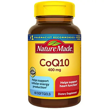 Nature Made CoQ10 400mg, Dietary Supplement for Heart Health Support, 40 Softgels Nature Made Au supplements