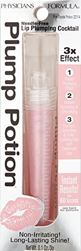 Physicians Formula Plump Potion™ Needle-Free Lip Plumping Cocktail Lip Gloss, Pink Crystal Potion, Hypoallergenic, Fragrance Free, Dermatologist Approved Physicians Formula Au supplements