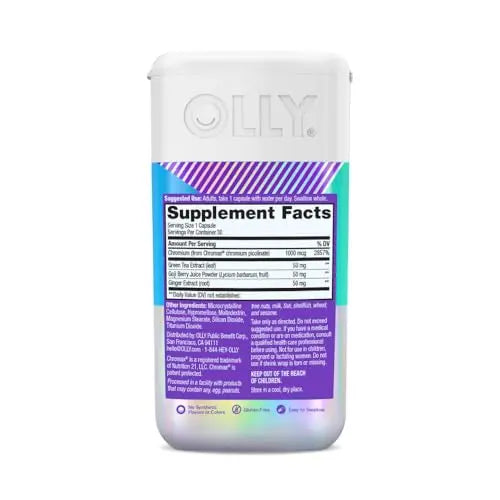 OLLY Combat Cravings, Metabolism & Energy Support Supplement - 30 Ct OLLY Au supplements
