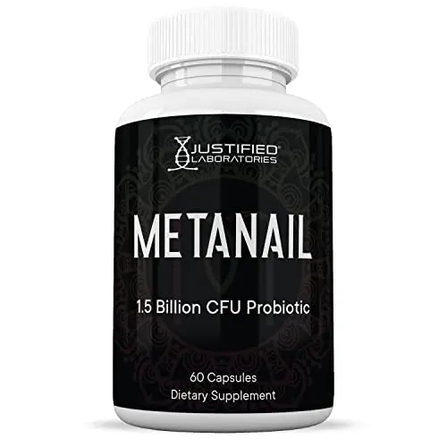 Justified Laboratories (2 Pack) Metanail 1.5 Billion CFU Probiotic Nail Support 120 Capsules Justified Laboratories Au supplements