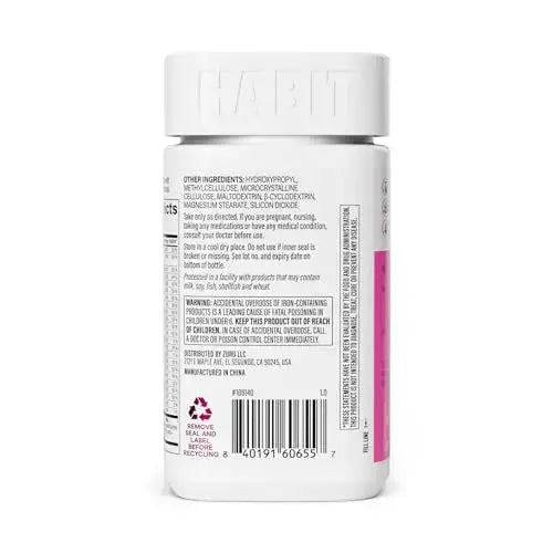 Habit Womens Multi Supplement 2 Pack (120 Capsules) - New Look, Supports General Health & Wellness, 23 Essential Vitamins and Minerals H' Habit Au supplements