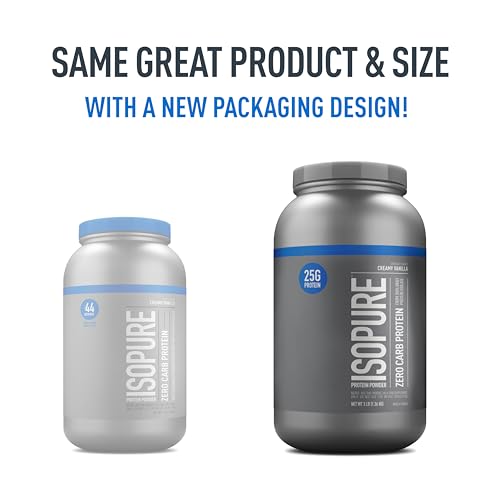 Isopure Protein Powder, Creamy Vanilla Whey Isolate with Vitamin C & Zinc for Immune Isopure Au supplements