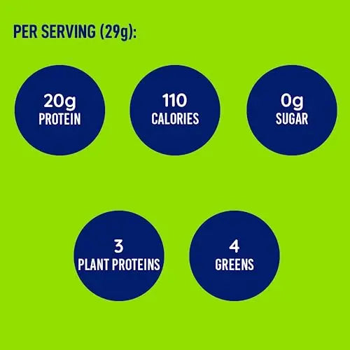 LeanFit Plant-Based Protein & Greens Natural Vanilla – 20g Plant Protein + 4 Leafy Greens LeanFit Au supplements