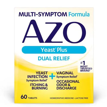 AZO Yeast Plus Dual Relief Tablets, Yeast Infection and Vaginal Symptom Relief, Relieves Itching & Burning AZO Au supplements