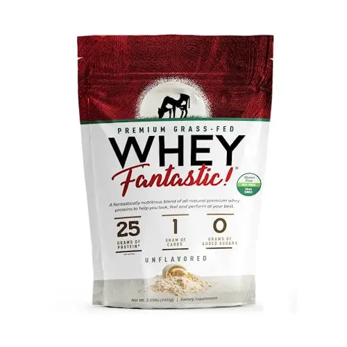 Whey Fantastic - Unflavored - 100% Natural Grass Fed Whey Protein Powder - Unique 3 Fantastic Nutrition Au supplements