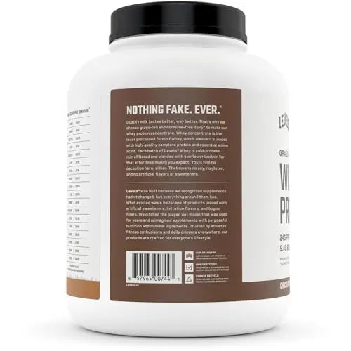 Levels Grass Fed 100% Whey Protein, No GMOs, Chocolate Peanut Butter, 5LB Levels Nutrition Au supplements