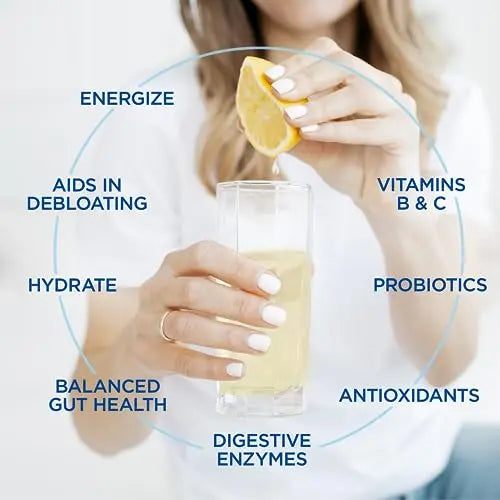 VitaCup Super H2O Bloating Relief and Digestive Health Drink Mix Packets, Probiotics VitaCup Au supplements