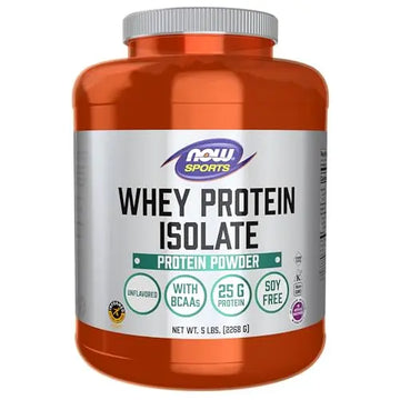 NOW Sports Nutrition, Whey Protein Isolate, 25 g With BCAAs, Unflavored Powder NOW Au supplements