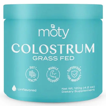 Moty Bovine Colostrum Grass Fed Powder Supplement for Gut Health, Muscle Recovery Moty Au supplements