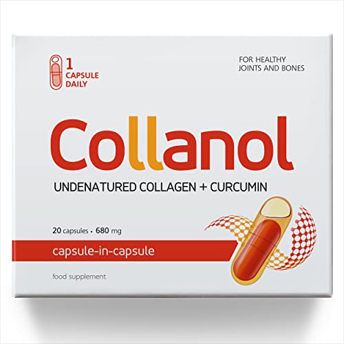 Collanol - Innovation in The Care of Healthy Joints - Liquid Formula in a Double Capsule 3D Collagen Collanol Au supplements