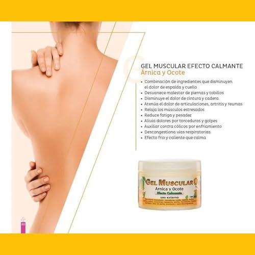 Arnica and Ocote Muscle Gel 350grs. Florigan Au supplements