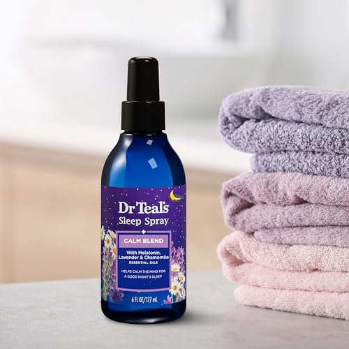 Dr Teal's Sleep Spray with Melatonin & Essential Oil Blend, 6 fl oz (Pack of 3) Dr Teal's Au supplements