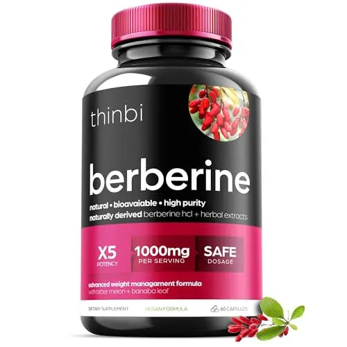 Berberine Supplement 1000mg Potent Botanical Capsules for Weight Artnaturals Au supplements