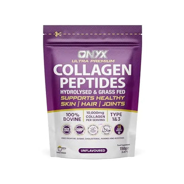 Premium Collagen Powder (Type I, III) Hydrolysed Bovine Collagen Peptides Powder - Halal Certified ONYX INGREDIENTS 101 Au supplements