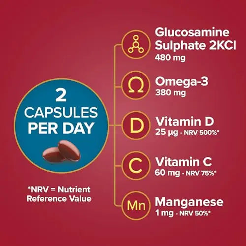 Seven Seas JointCare Supplex, With Glucosamine, Omega-3, Vitamins C, D and E Seven Seas Au supplements