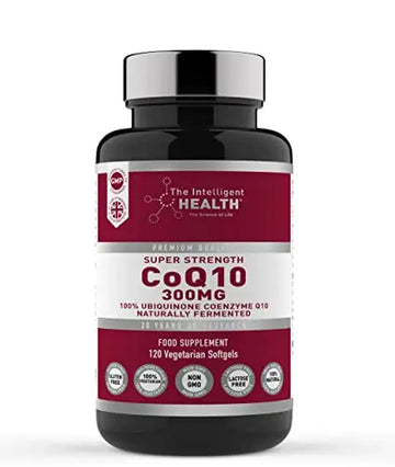 Ubiquinone Coenzyme Q10 300mg Softgel Capsules, 120 Super Strength Vegan Friendly The Intelligent Health Au supplements