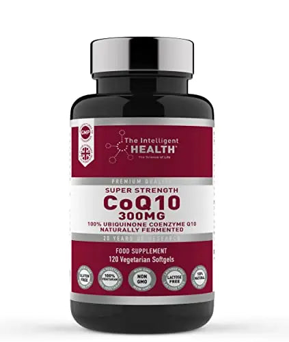 Ubiquinone Coenzyme Q10 300mg Softgel Capsules, 120 Super Strength Vegan Friendly The Intelligent Health Au supplements