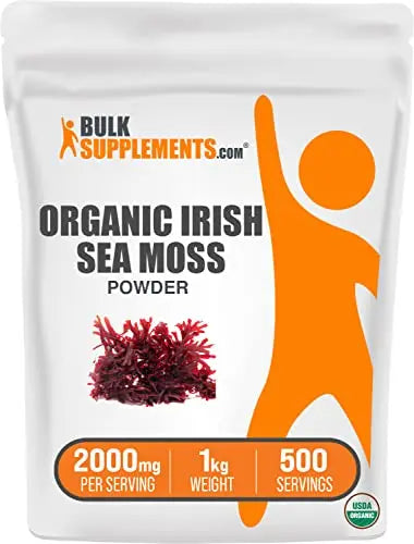 BULKSUPPLEMENTS.COM Organic Irish Sea Moss Powder - Sea Moss Supplement BULKSUPPLEMENTS.COM Au supplements