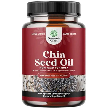 Potent Chia Seed Extract Pills for Men and Women Natural Supplement for Weight Loss Natures Craft Au supplements