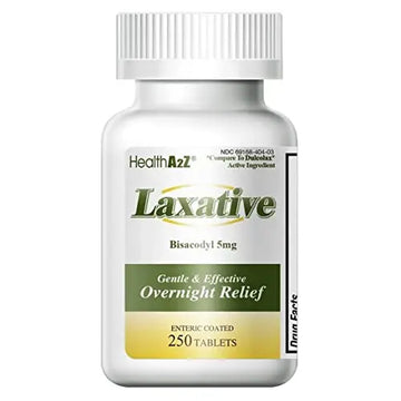 HealthA2Z Laxative Bisacodyl 5mg | 250 Counts | Gentle and Fast Overnight Relief HealthA2Z Au supplements