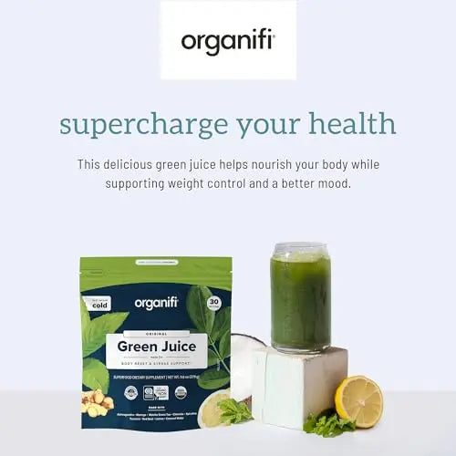 Organifi Green Juice - Organic Superfood Powder - 90-Day Supply - Organic Vegan Greens Organifi Au supplements
