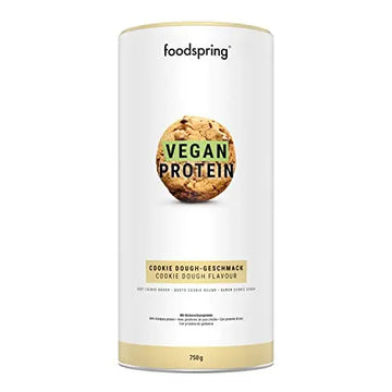 foodspring Vegan Protein Cookie Dough - 21g Protein per Shake to Build Muscle, B12, B6, folic Acid foodspring Au supplements