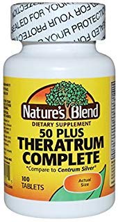 Nature's Blend Theratrum Complete 50 Plus with Lutein and Lycopene 100 Tablets Nature's Blend Au supplements