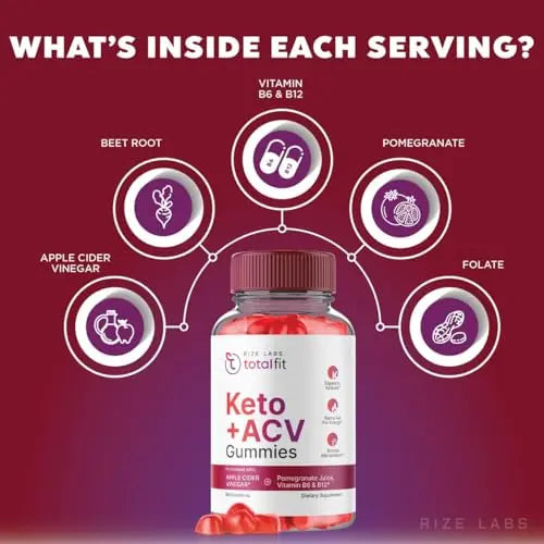 Total Fit Keto ACV Gummies Advanced Weight Loss, Total Fit Keto ACV + BCB Gummies rize labs Au supplements